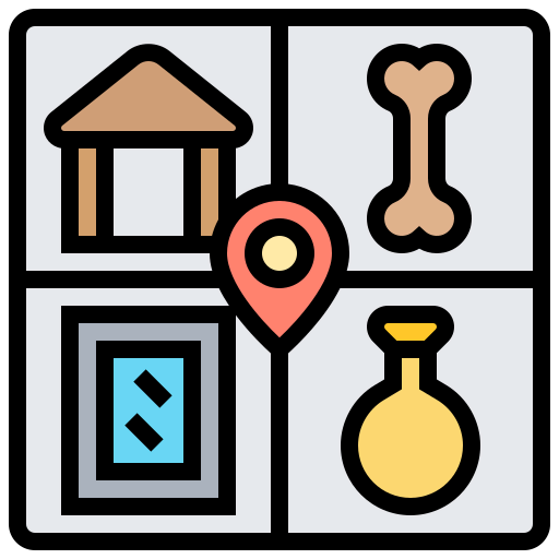 Pin points icon