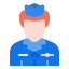 Flight attendant ícono 64x64