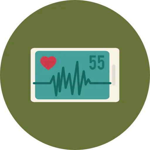 Electrocardiogram icon