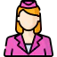 Flight attendant ícono 64x64