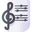 Music sheet icon 64x64