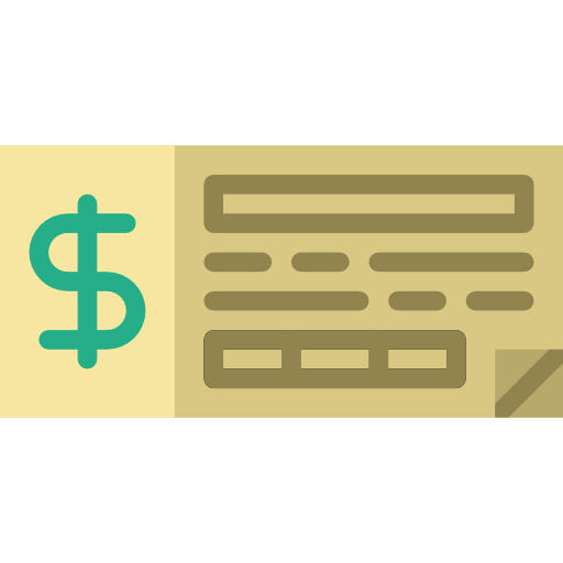Cheque icon
