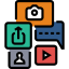Social media icon 64x64