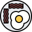 Fried eggs icône 64x64