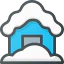 Snow fall icon 64x64