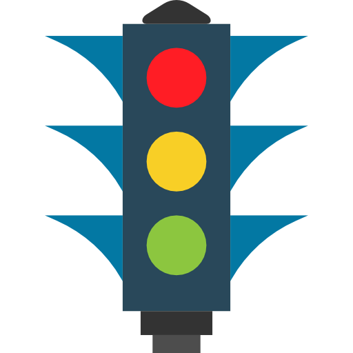 Traffic light icon
