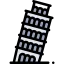 Leaning tower of pisa icon 64x64