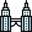 Petronas twin tower icon 64x64