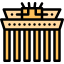 Brandenburg gate icon 64x64