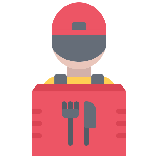 Delivery guy icon