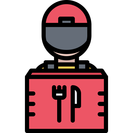 Delivery guy icon