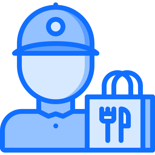 Delivery guy icon