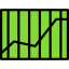 Line chart icon 64x64