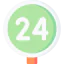 24 hours icon 64x64