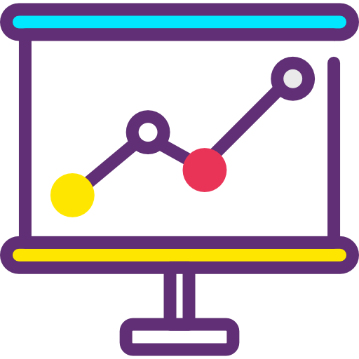 Line chart icon