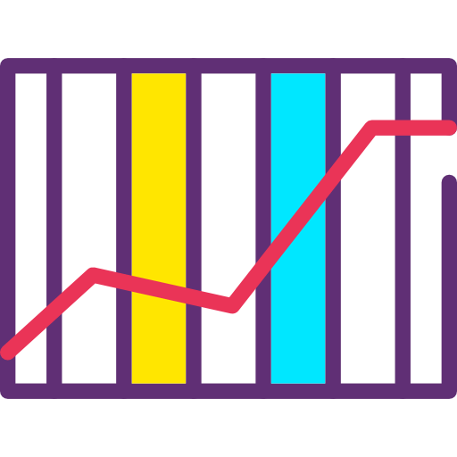 Line chart icon