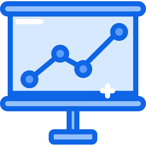 Line chart icon