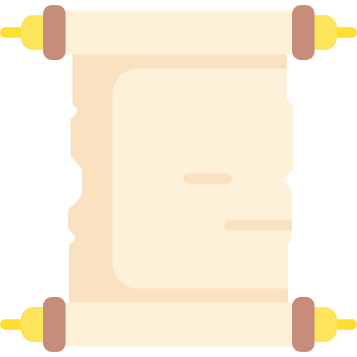 Ancient scroll icon