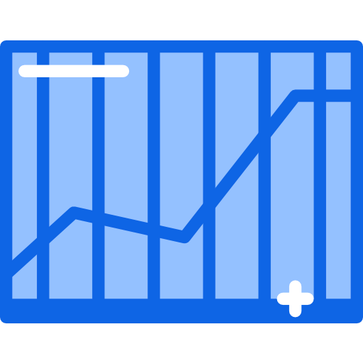 Line chart icon