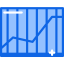 Line chart icon 64x64