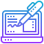 Electronic signature icon 64x64