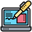 Electronic signature icon 64x64