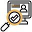Online recruitment icon 64x64