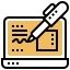 Electronic signature icon 64x64