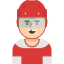 Hockey player アイコン 64x64