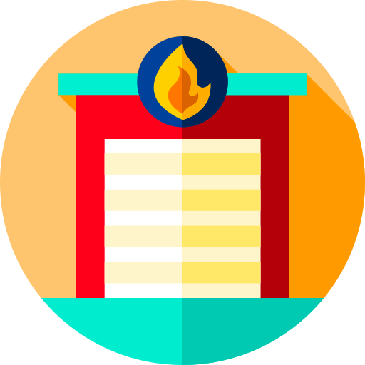 Fire station icon