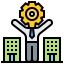 Corporate culture icon 64x64