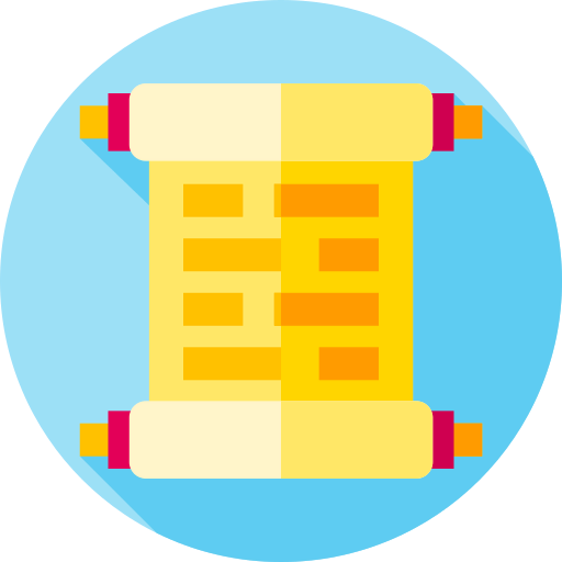 Paper scroll ícono