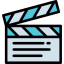 Clapperboard icon 64x64