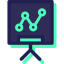 Line chart icon 64x64