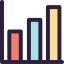 Bar chart icon 64x64