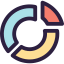 Pie chart icon 64x64