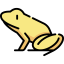Golden dart frog icon 64x64