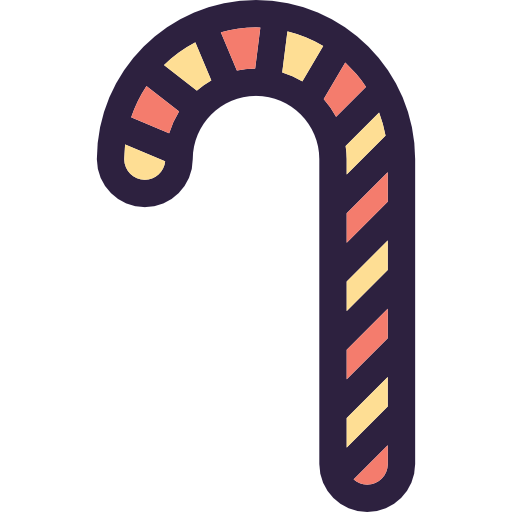 Candy cane icon