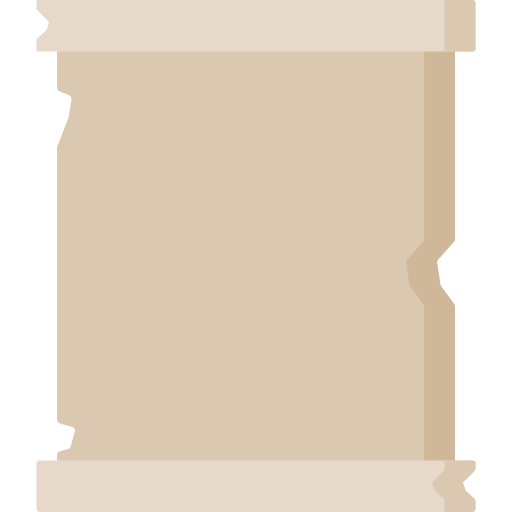 Paper scroll icon