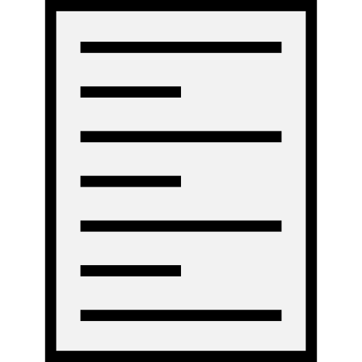 Left alignment icon