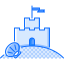 Sand castle icon 64x64