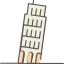 Leaning tower of pisa icon 64x64
