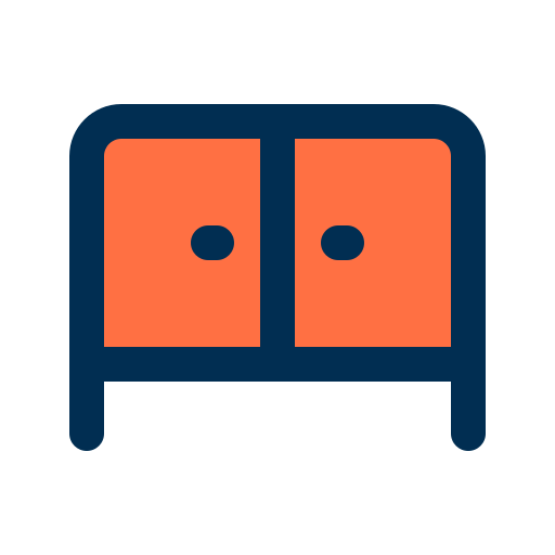 Bedside table icon