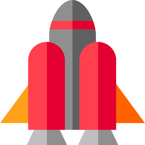 Rocket launch icon