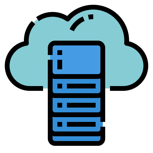 Cloud server ícono