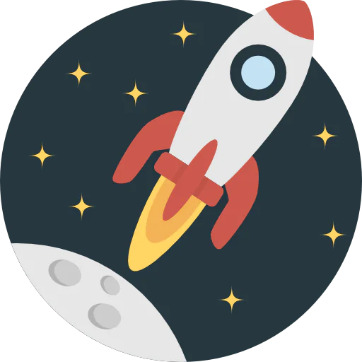 Rocket ship icon