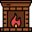 Fireplace icon 64x64