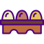 Egg carton ícono 64x64