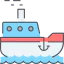 Fishing boat icon 64x64