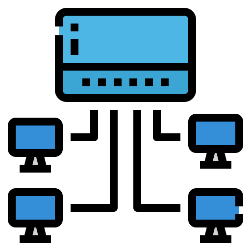 Network hub Ikona
